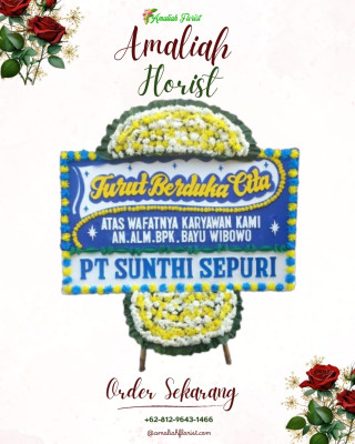 Papan Bunga Duka di Sapiran